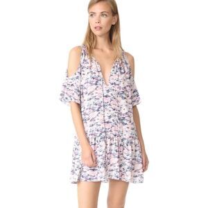 AMANDA UPRICHARD Ora Cold Shoulder Drop Waist Dress